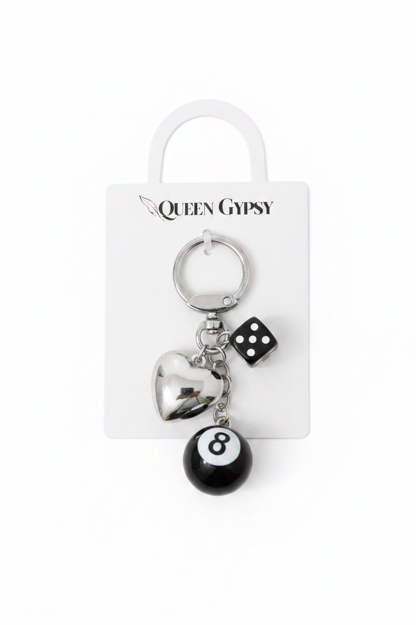 Lucky Roll Dice Bag Charm