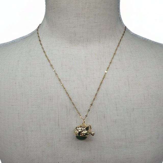 Precious Pufferfish Necklace