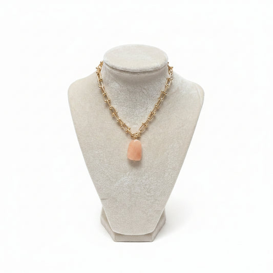 Luxe Gemstone Link Necklace