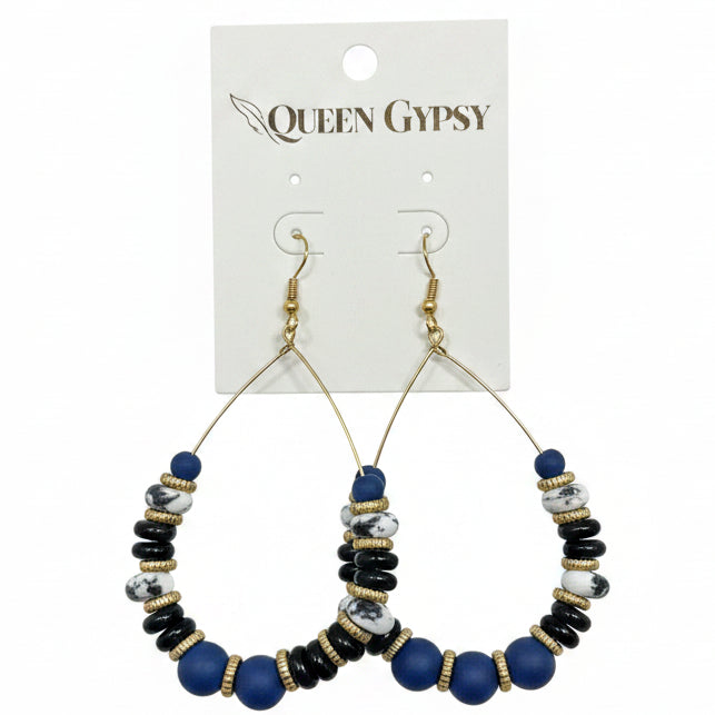 Midnight Drop Earrings