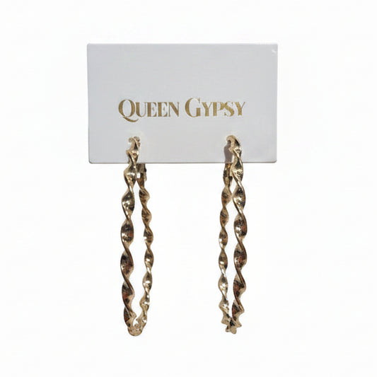 Twisted Hoop Earrings