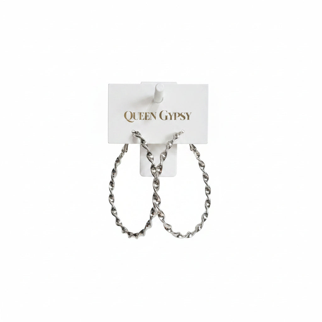 Twisted Hoop Earrings