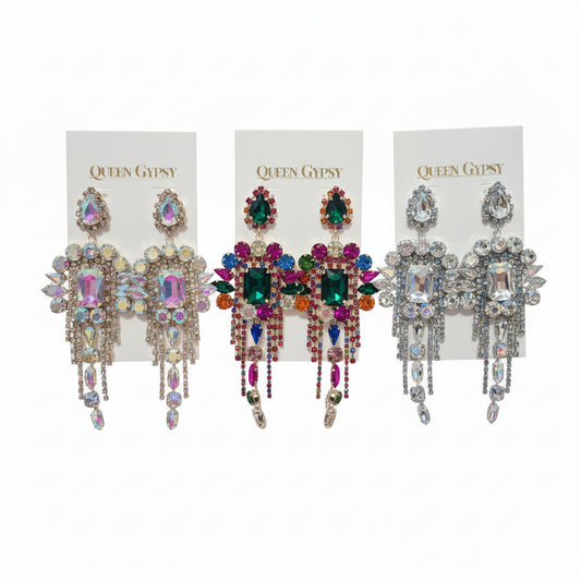 Showstopper Shimmer Chandelier Earrings