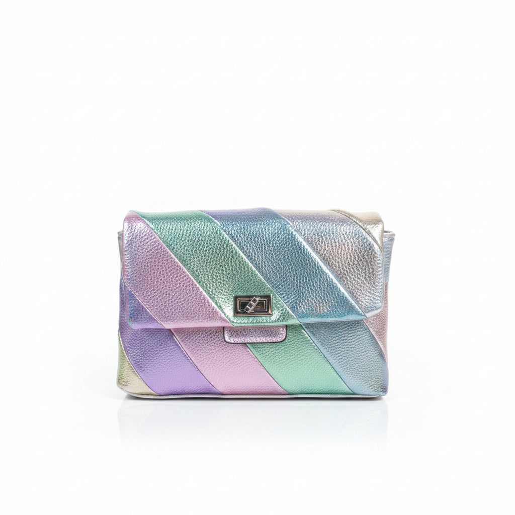 Metallic Mermaid Purse w/ Shoulder Strap