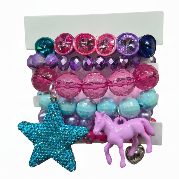 Starry Skies & Pony Rides Bracelet Stack