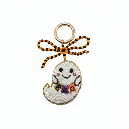 Boo Ghost Blingy Bag Charm