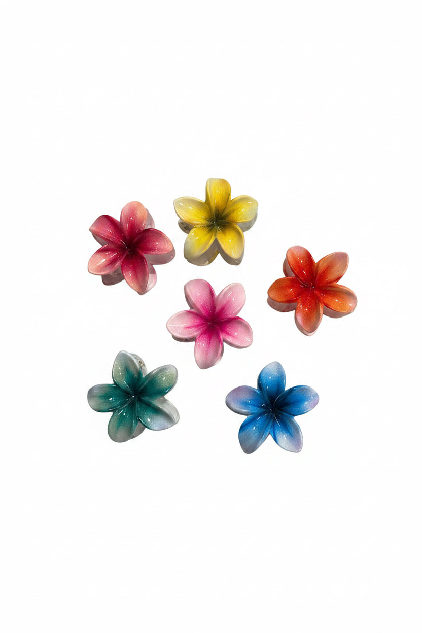 Mini Plumeria Claw Clip