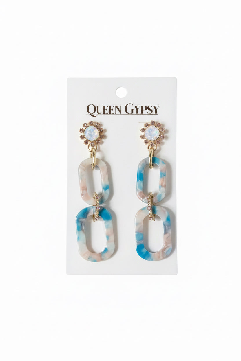 Opal Opulence Link Earrings