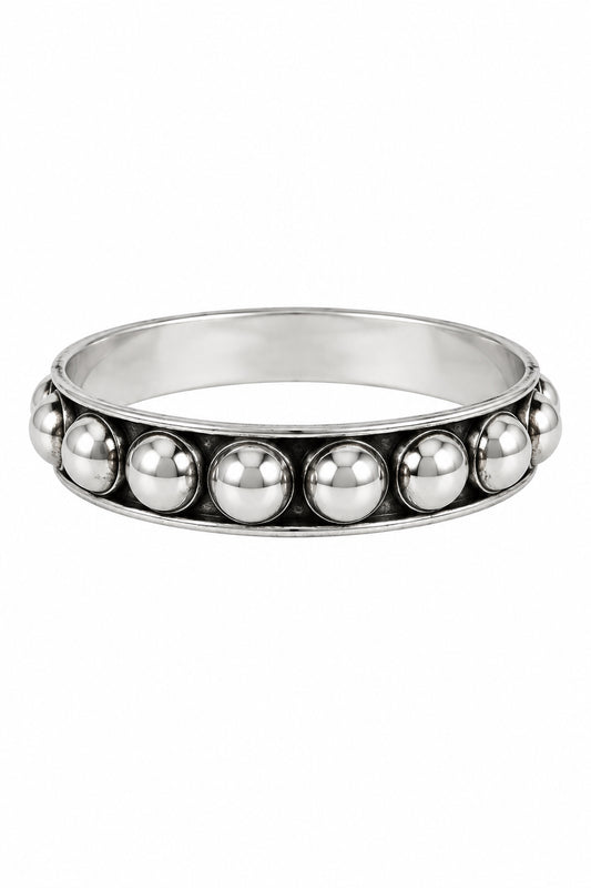Silver Navajo pearl bracelets