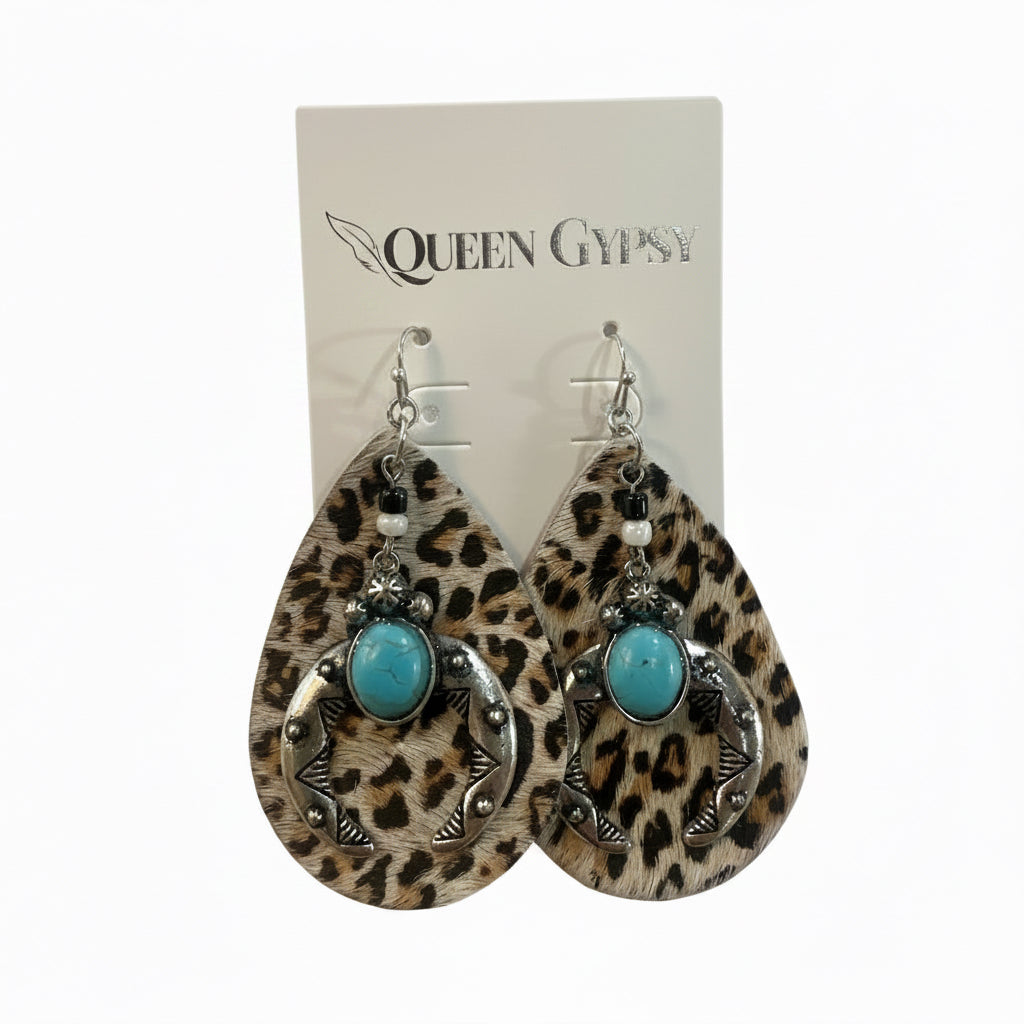 Wild Mesa Leather Earrings