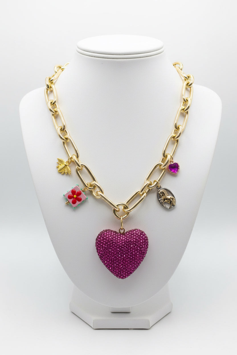Wild Romance Charm Necklace
