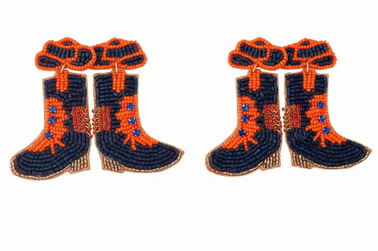 Assorted Beaded Boot Earrings