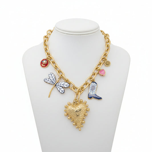 Lucky Wanderer Charm Necklace