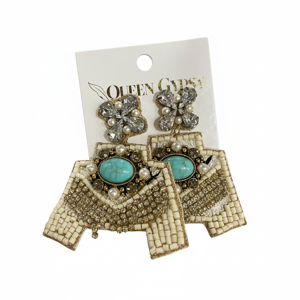 NFR Style jacket earrings