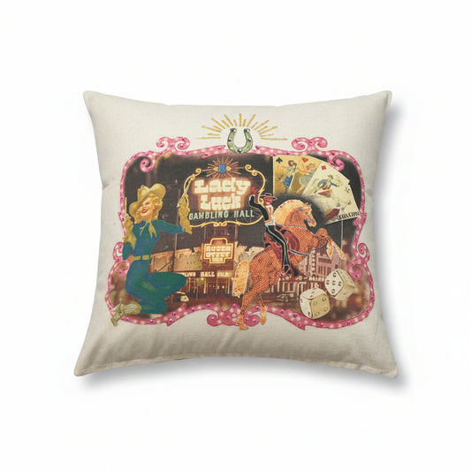 QG-Canvas Pillow cover-assorted