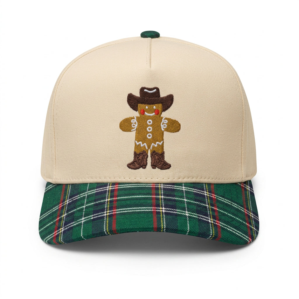 Embroidered Gingerbread Cowboy Baseball hat