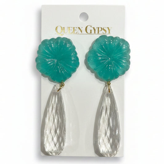 Hibiscus Drip Earring