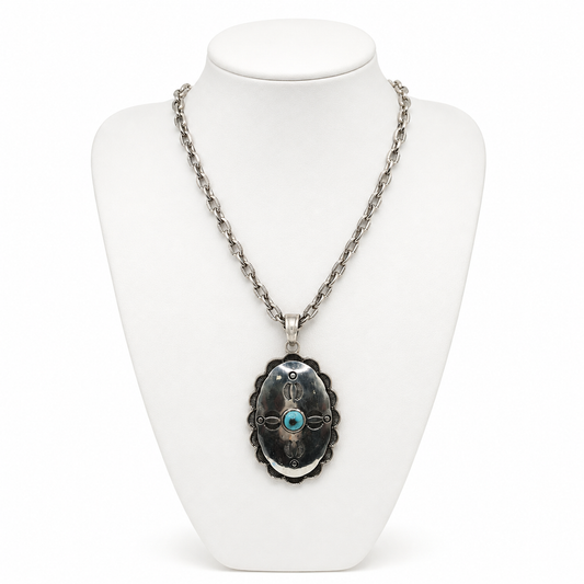 Western Oval with Turquoise