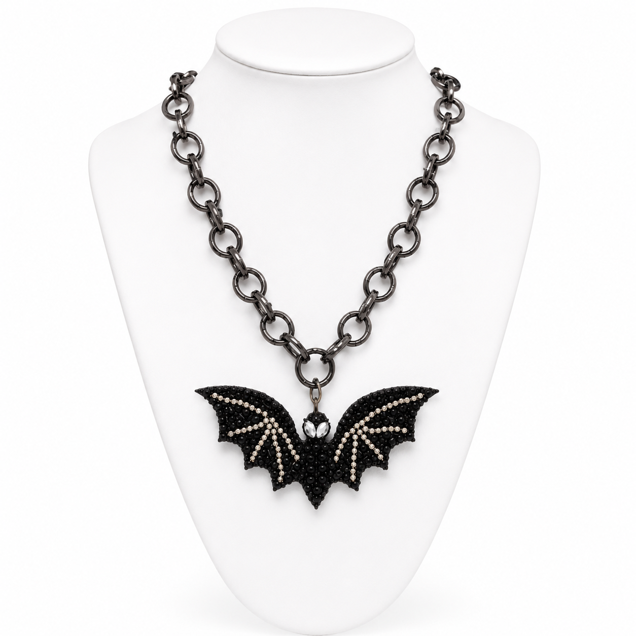 Halloween Beaded Necklace Asst