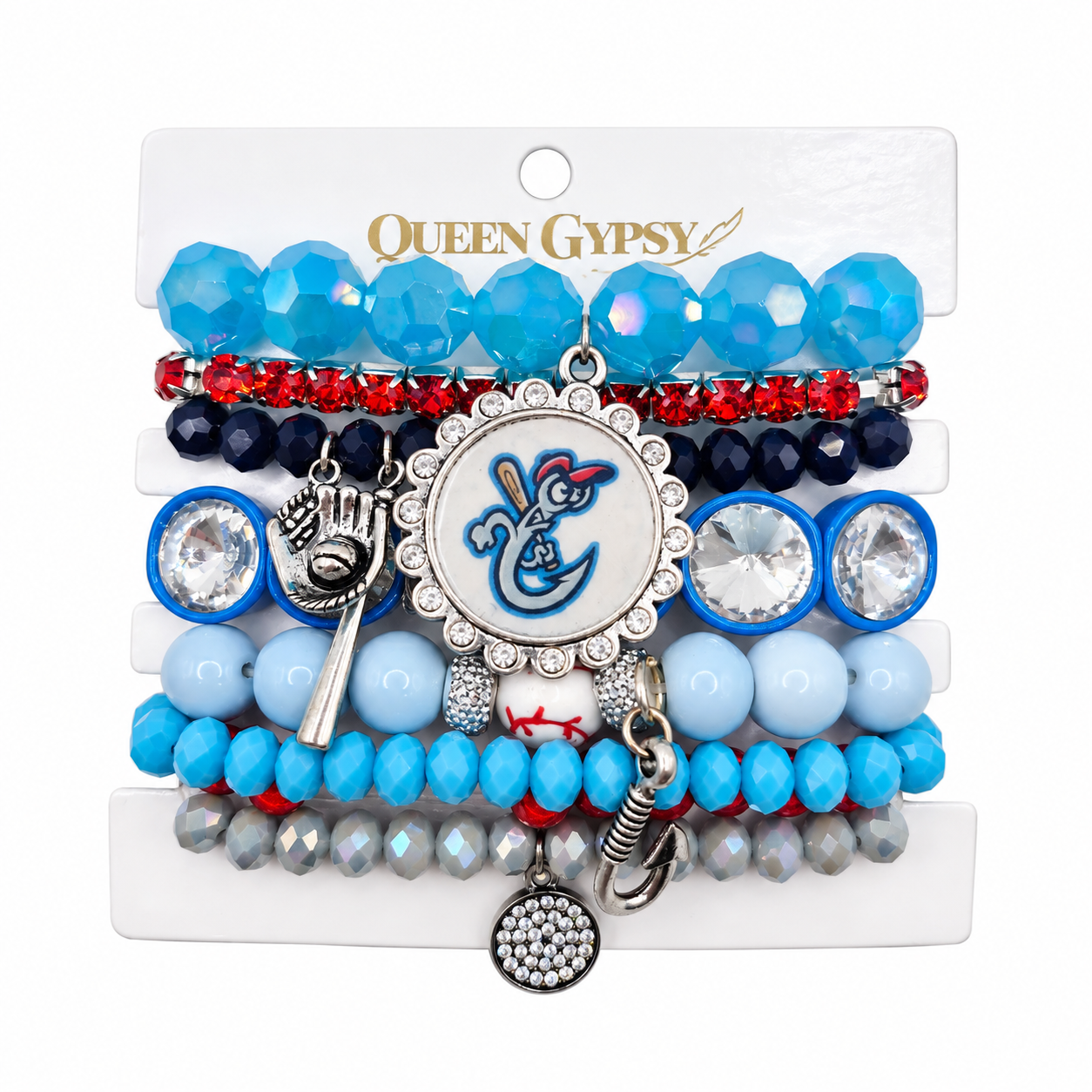 QG Corpus Christi Hooks Bracelet Stack