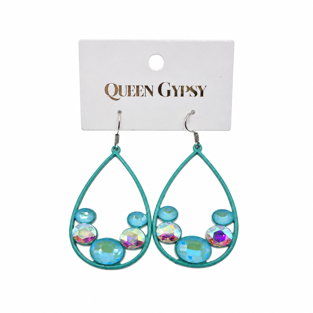 Bright Side Crystal Teardrop Earrings