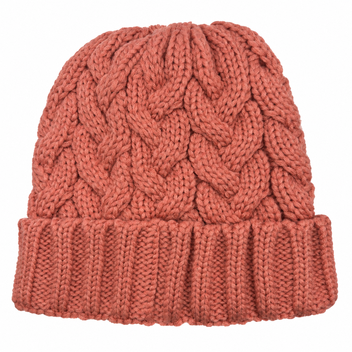 Terracotta Twist Ponytail Beanie