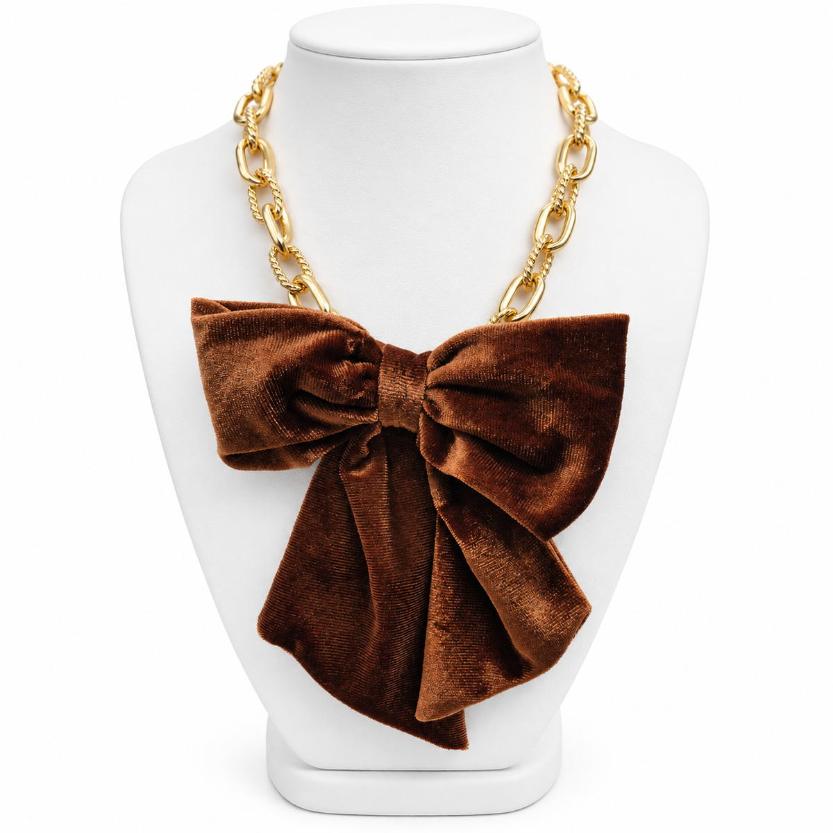 Velvet Darling Bow Necklace