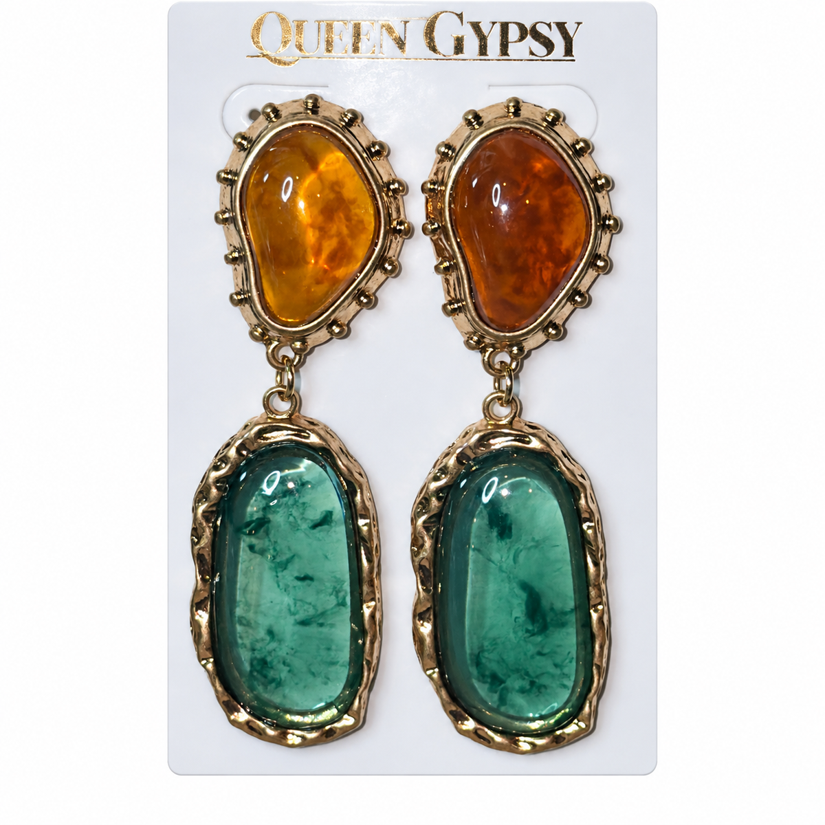 Amber Oasis Earrings