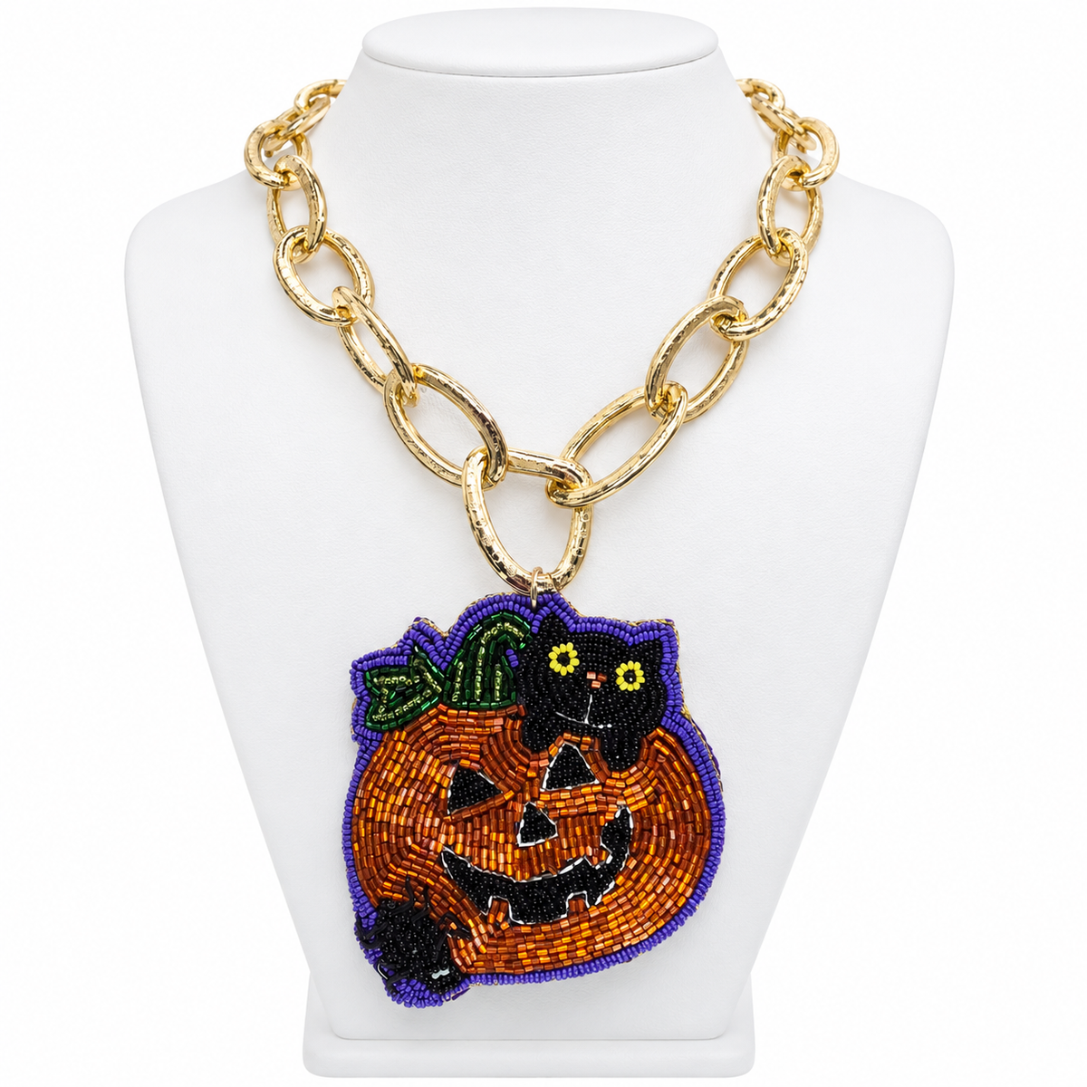 Velvet Halloween Chain Necklace