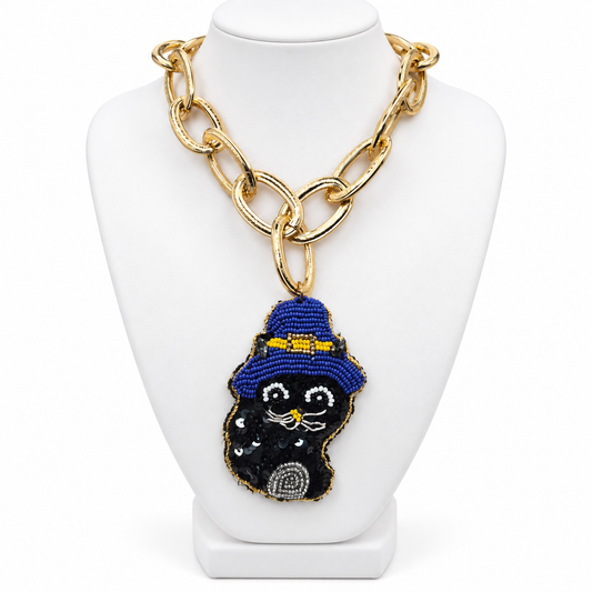 Velvet Halloween Chain Necklace