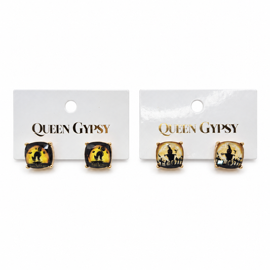 Moonlit Mischief Stud Earrings