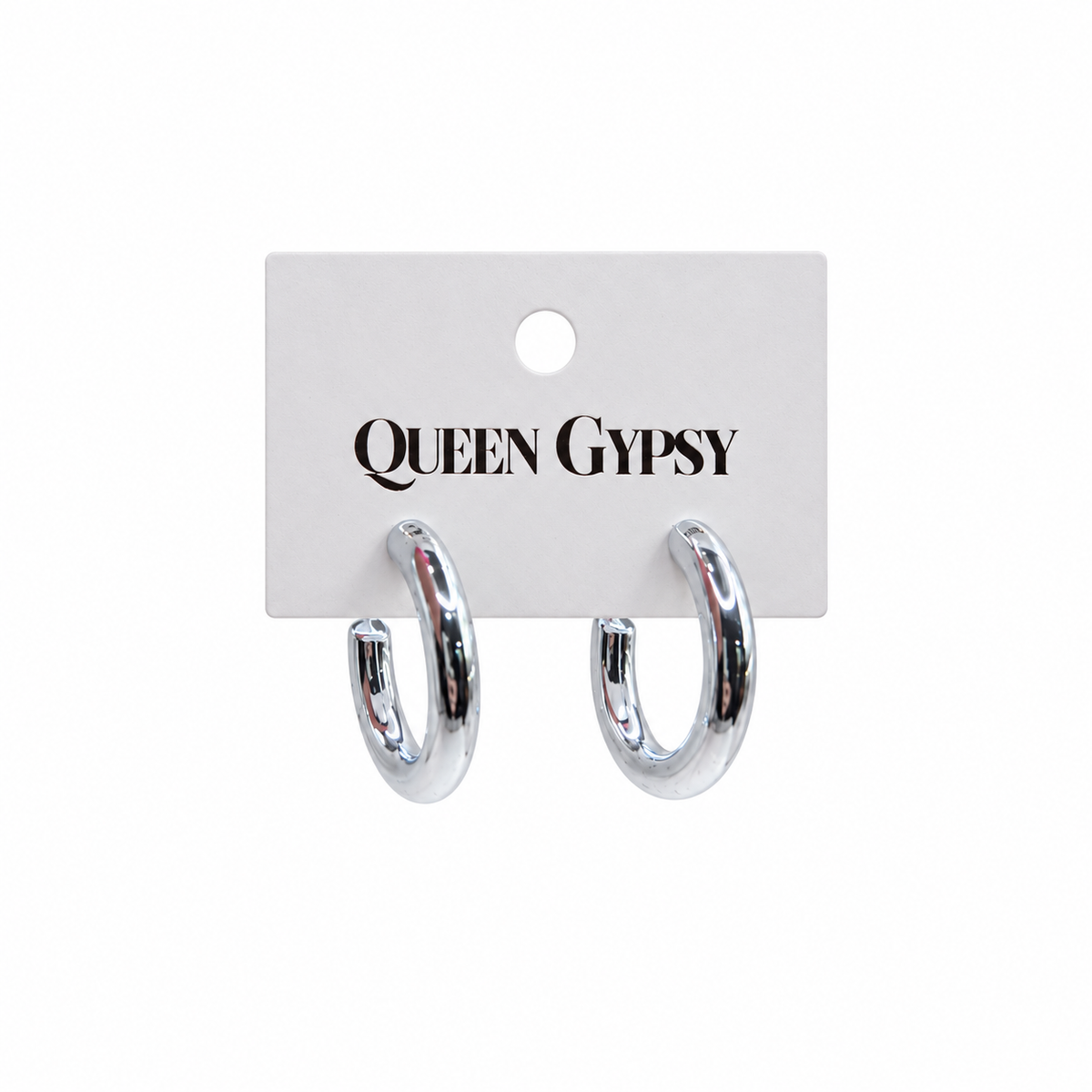 Shine-On Chunky Hoop Earrings