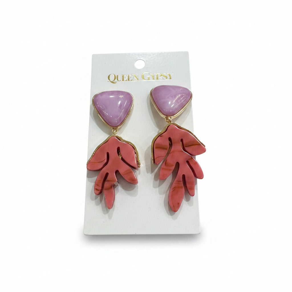 Coral Reef Acrylic Earring