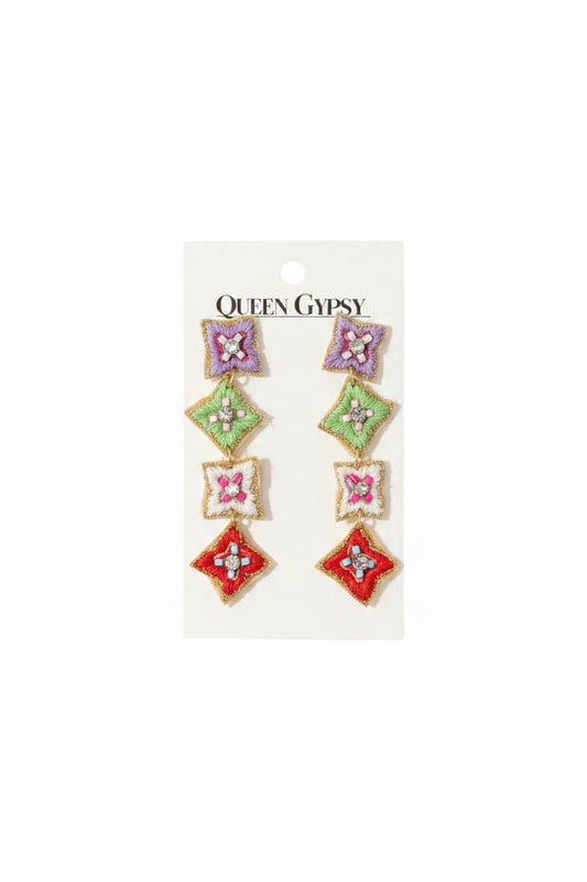Boho Mosaic Earrings