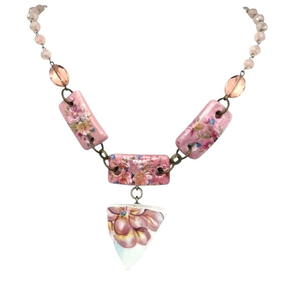 Porcelain China Charm necklace-assorted