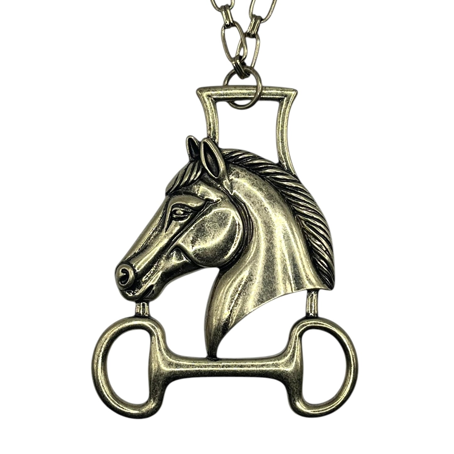 Iron Horse Snaffle Bit Necklace