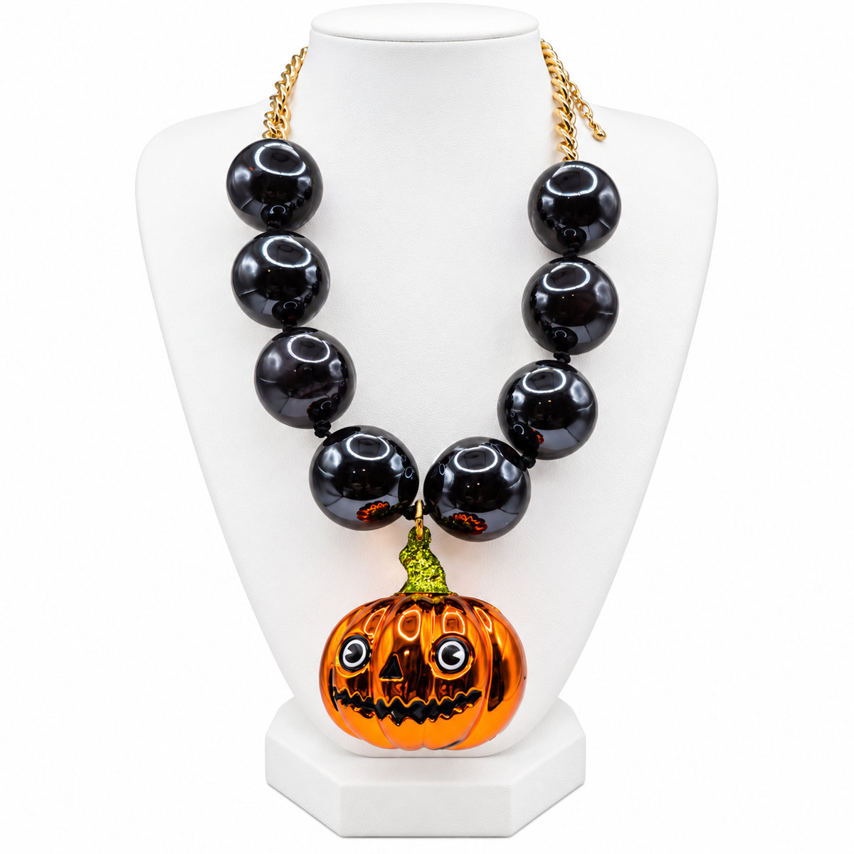 Oh My Gourd! Pumpkin Statement Necklace