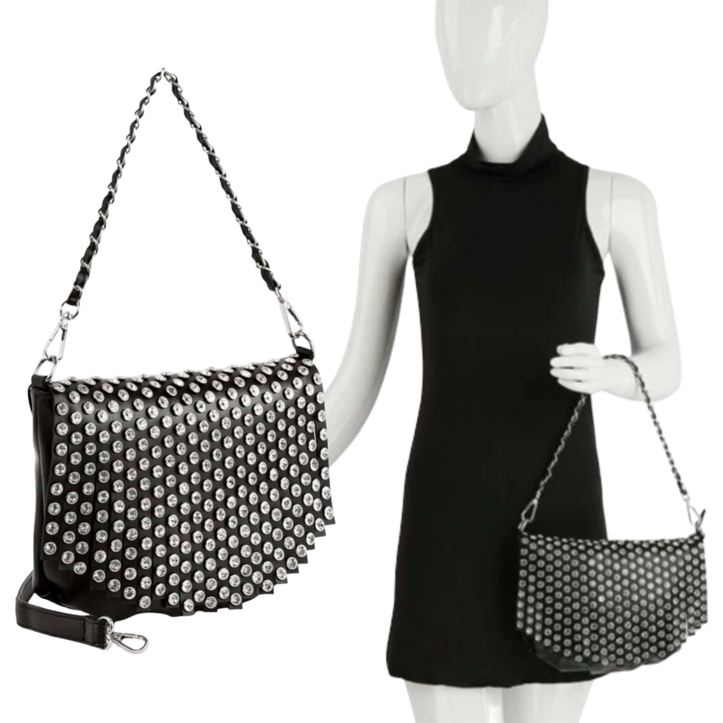 Midnight Outlaw Fringe Handbag