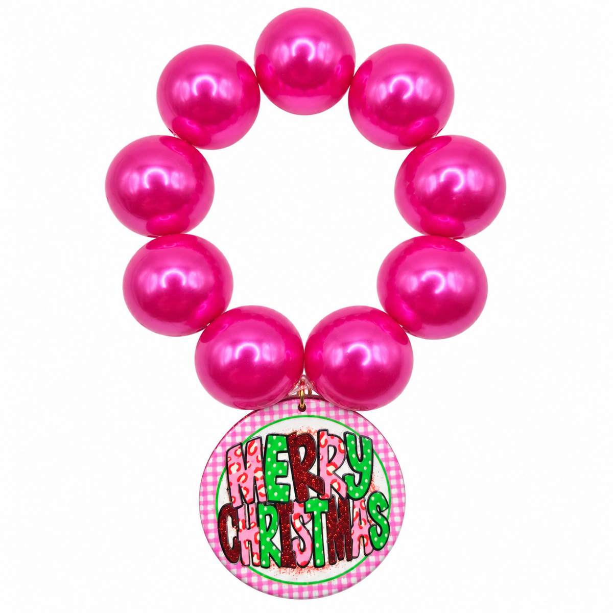 Merry & Bright Bubblegum Bracelet