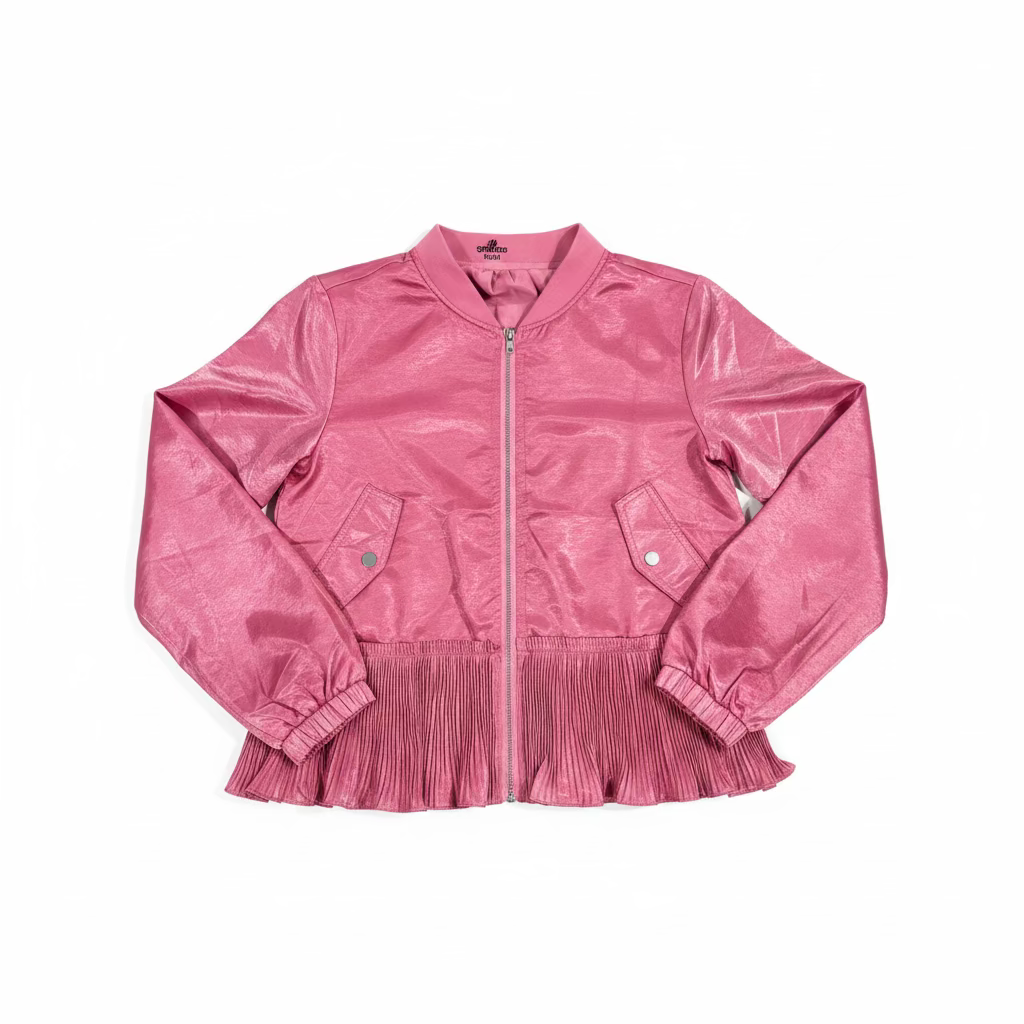 Pink Champagne Peplum Jacket