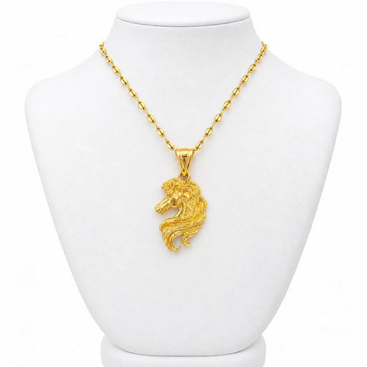 Wildfire Horse Necklace