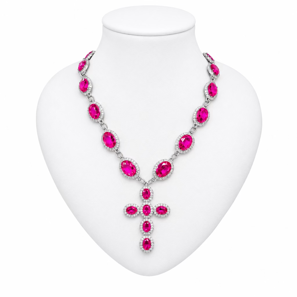 Blessed and Blinged Necklace