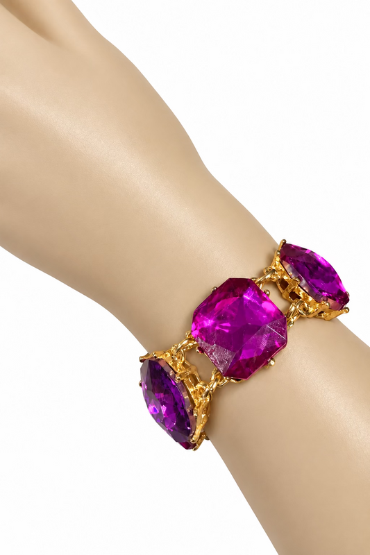 She’s a Gem Crystal Toggle Bracelet