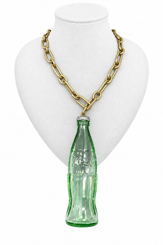 Vintage Large Coca Cola Bottle Necklace