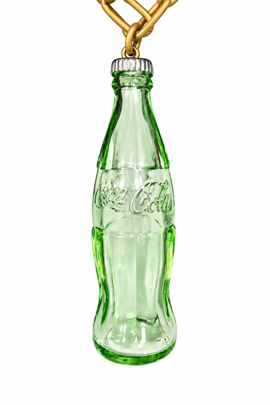 Vintage Large Coca Cola Bottle Necklace
