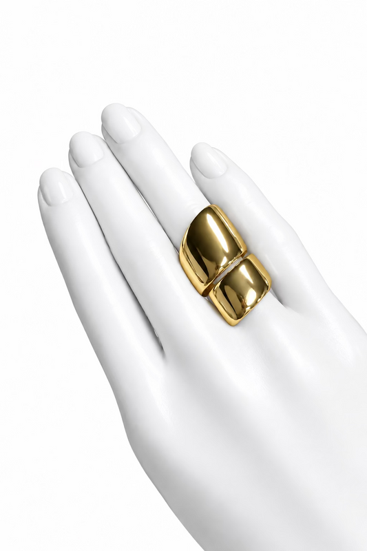 Golden Edge Ring