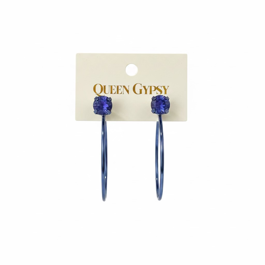 Metal Glam hoops