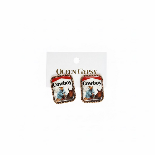 Cigarette Cowboy earrings assorted