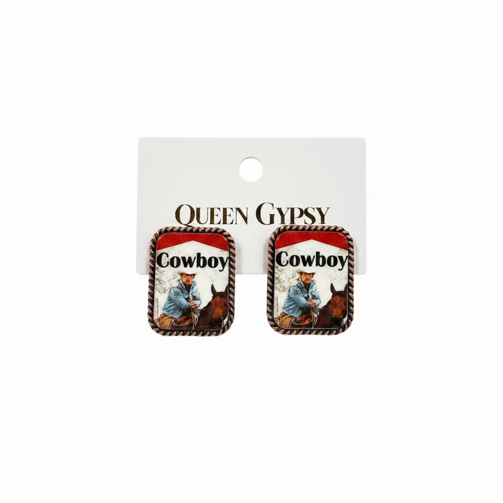 Cigarette Cowboy earrings assorted