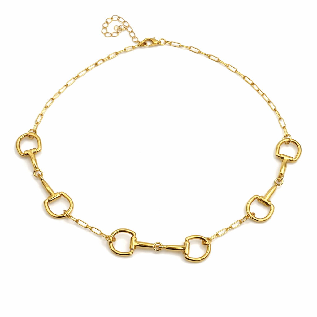 Trifecta Snaffle bit Necklace